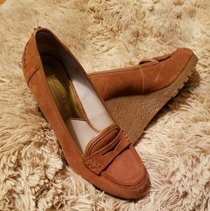 Michael Kors suede loafers